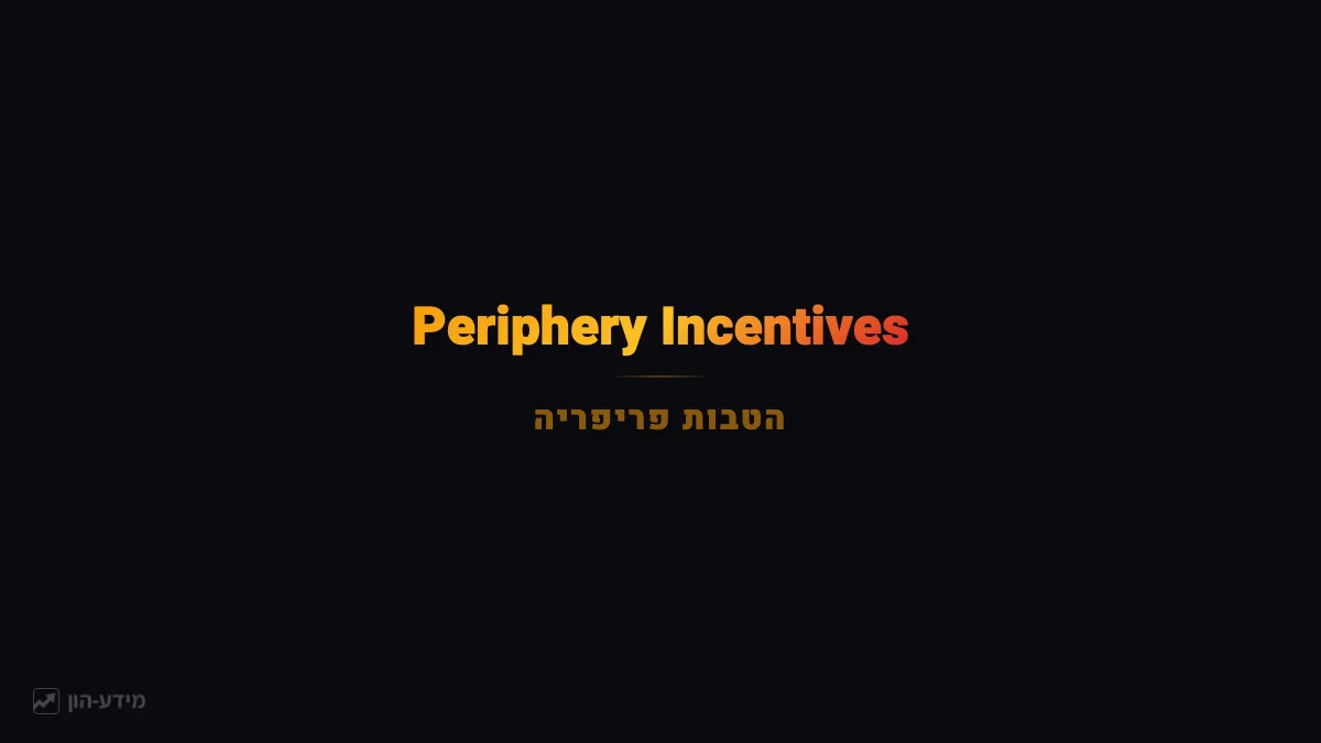 Periphery Incentives: Enhanced Benefits in Negev and Galilee